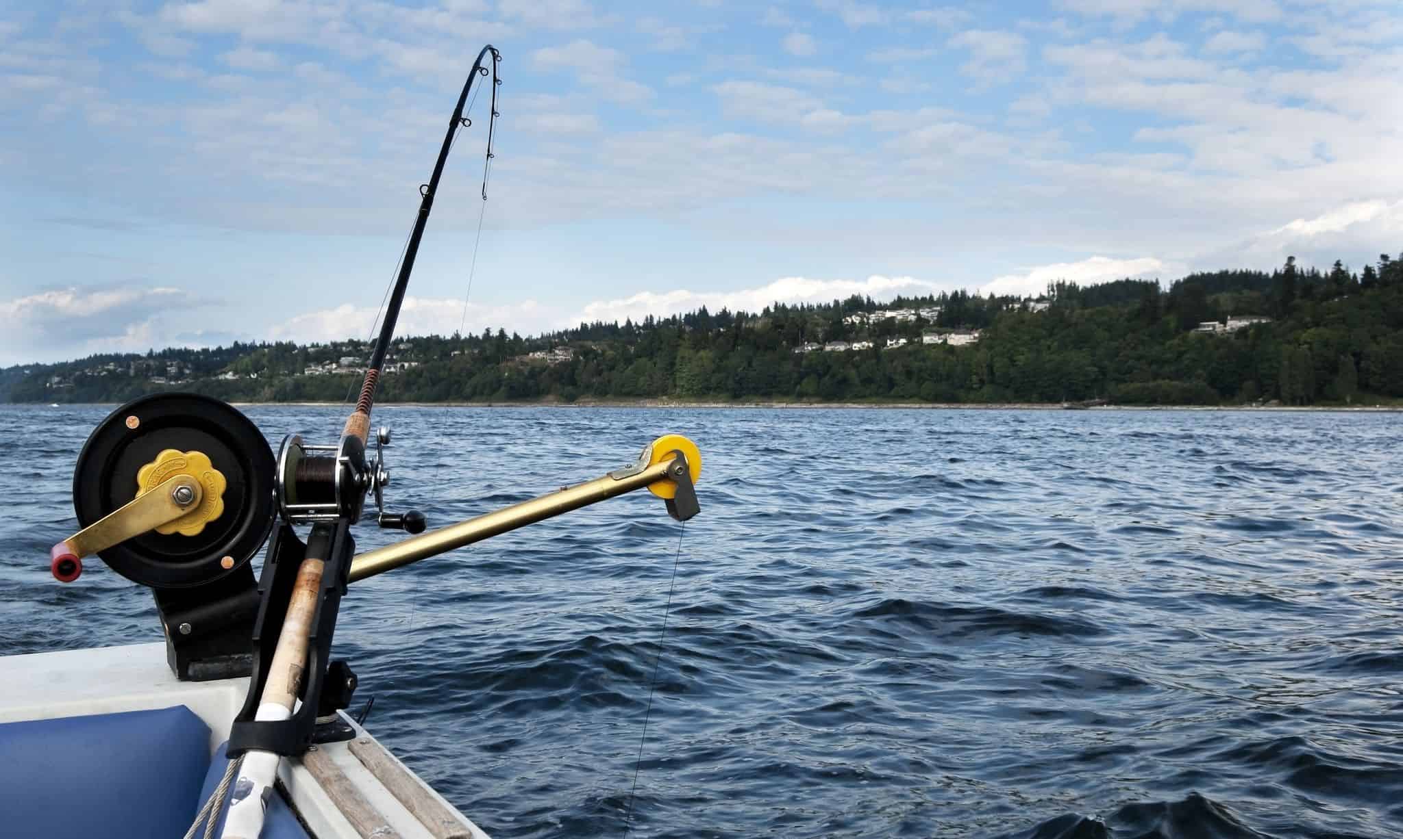 trolling for salmon without downriggers