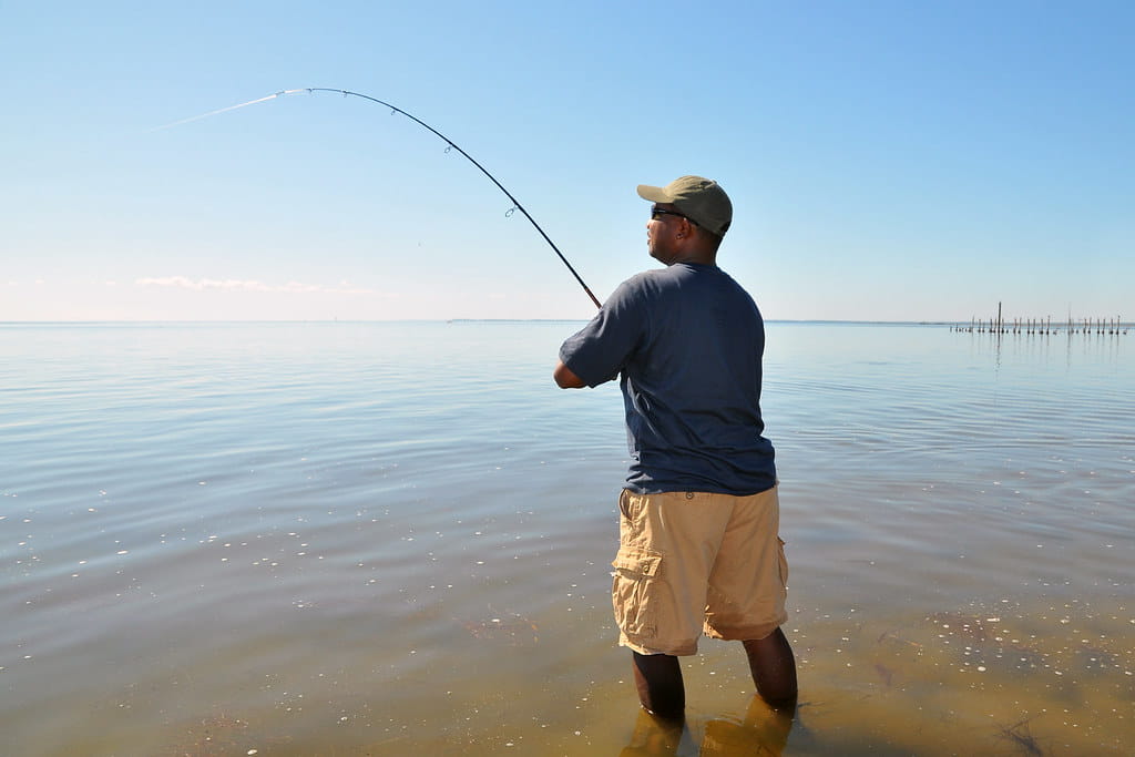 fly fishing with a bubble float