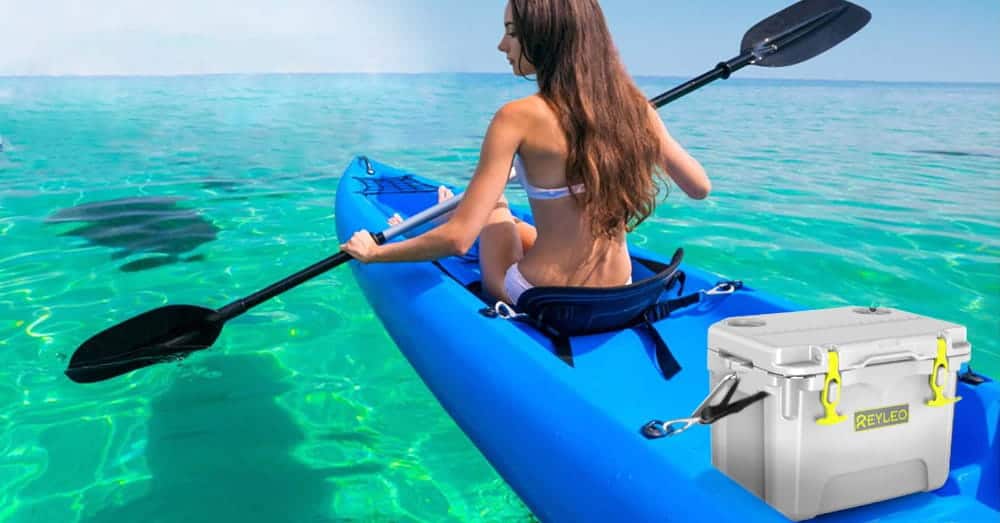 how to carry a cooler on a kayak